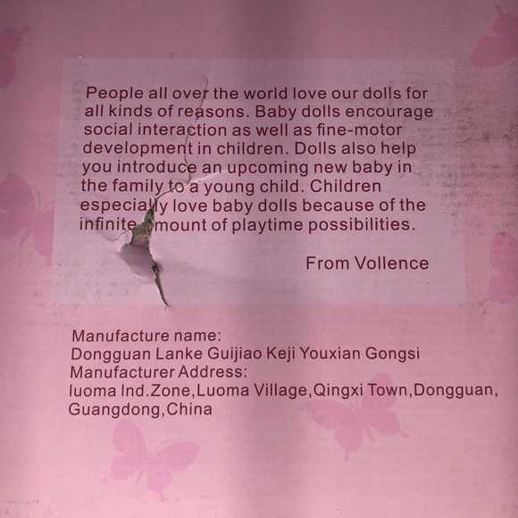 Vollence 18 Inch Vinyl Reborn Baby Doll, (CSWW-0001) - Picture 7 of 7